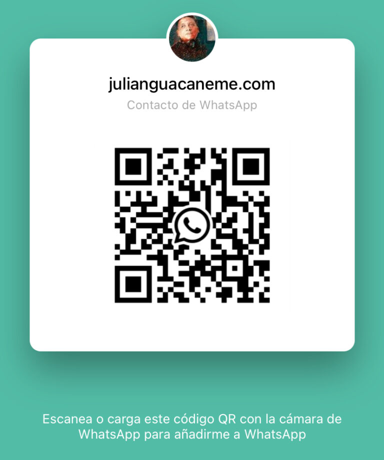 QR Whatsapp Julián Guacaneme